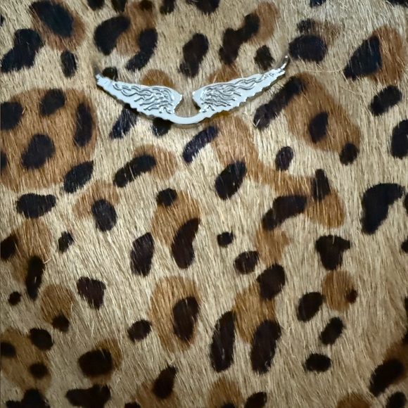 Zadig & Voltaire Black and Leopard Satchel - Picture 2 of 16